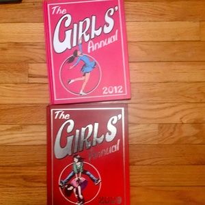2 Girls Annual Hard cover books Mint condition